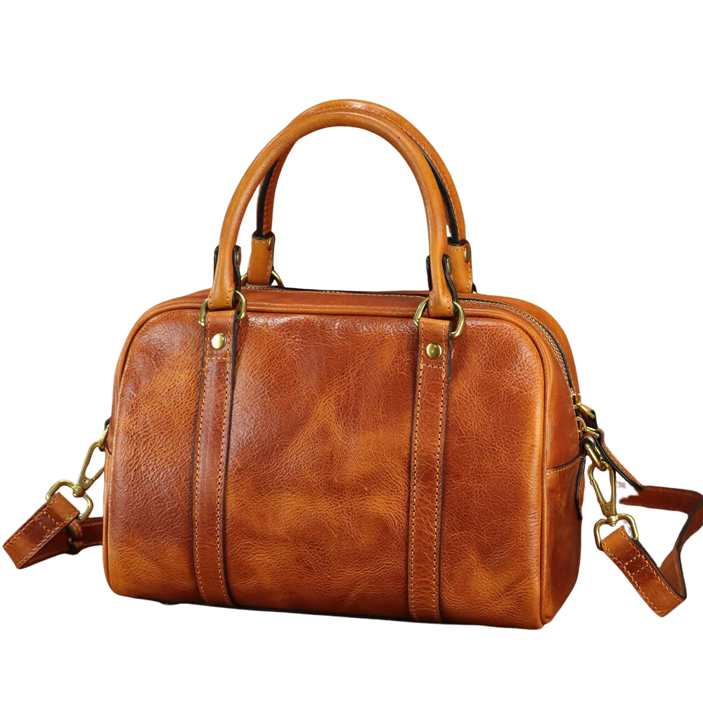 The Harper | Women's Leather Boston Bag