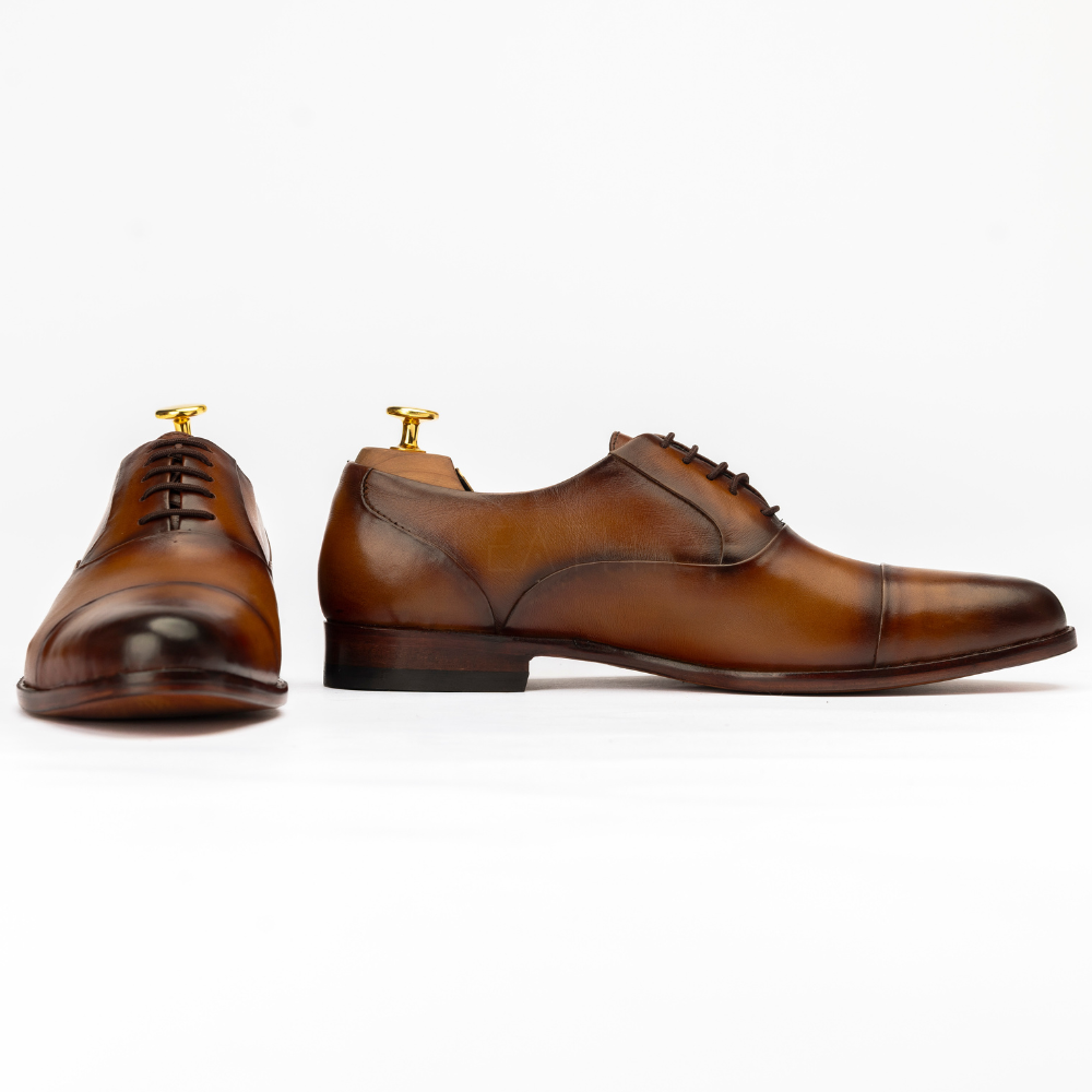 The Mael | Brown Patina Oxford