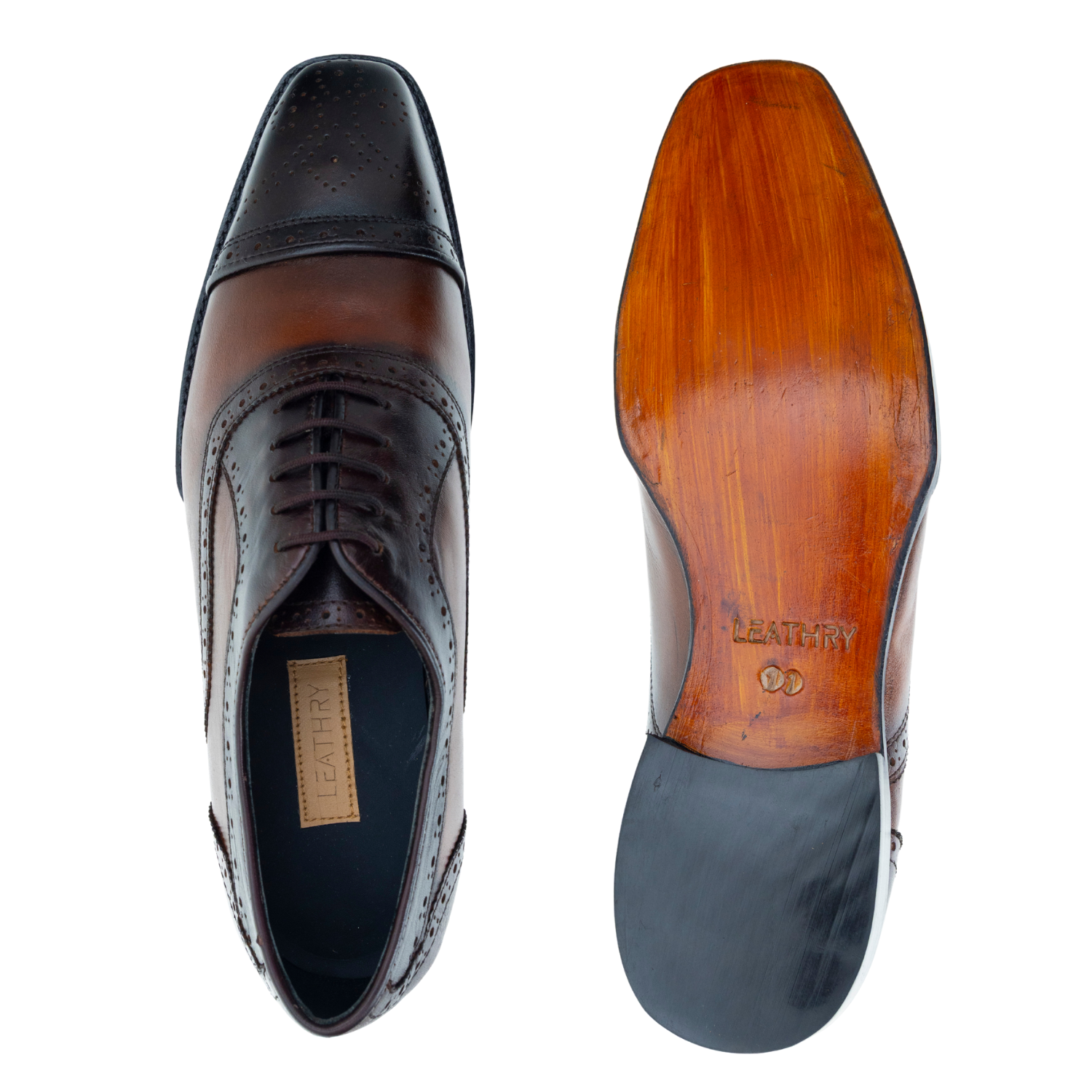 The Larson | Calfskin Brogue Oxford