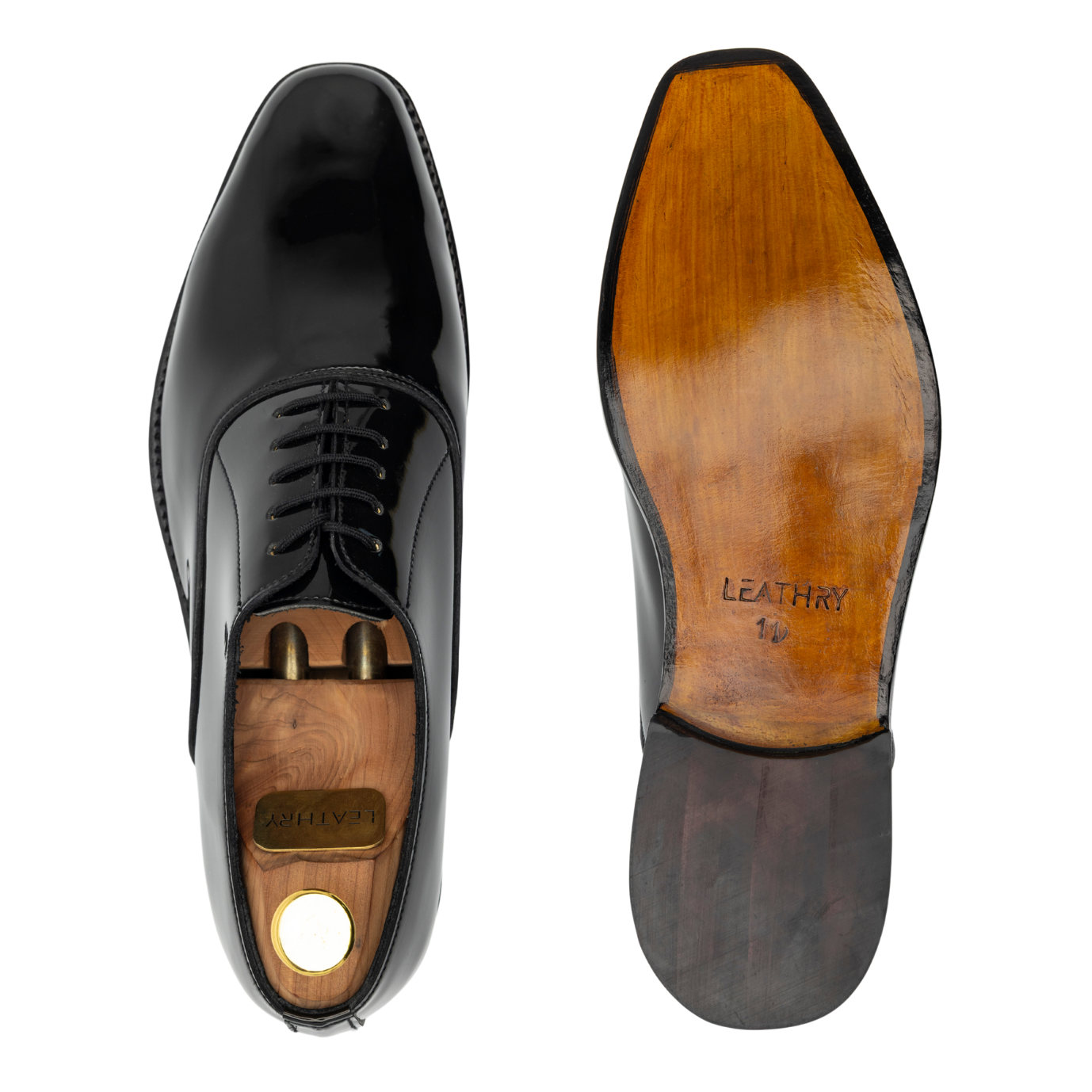 The Ulwin | Black Patent Dress Shoe