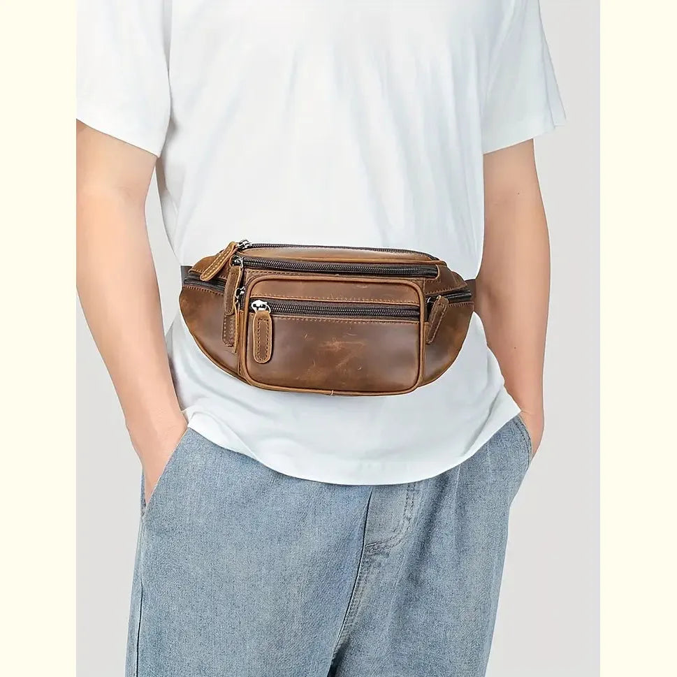 The Voilet | Vintage Leather Belt Bag