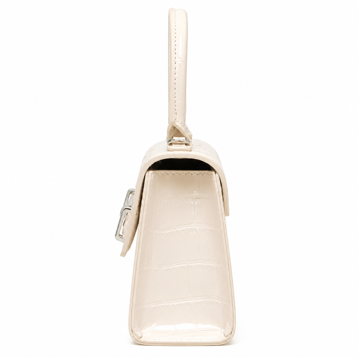 The Fiorella | Crocodile-Embossed Leather Handbag