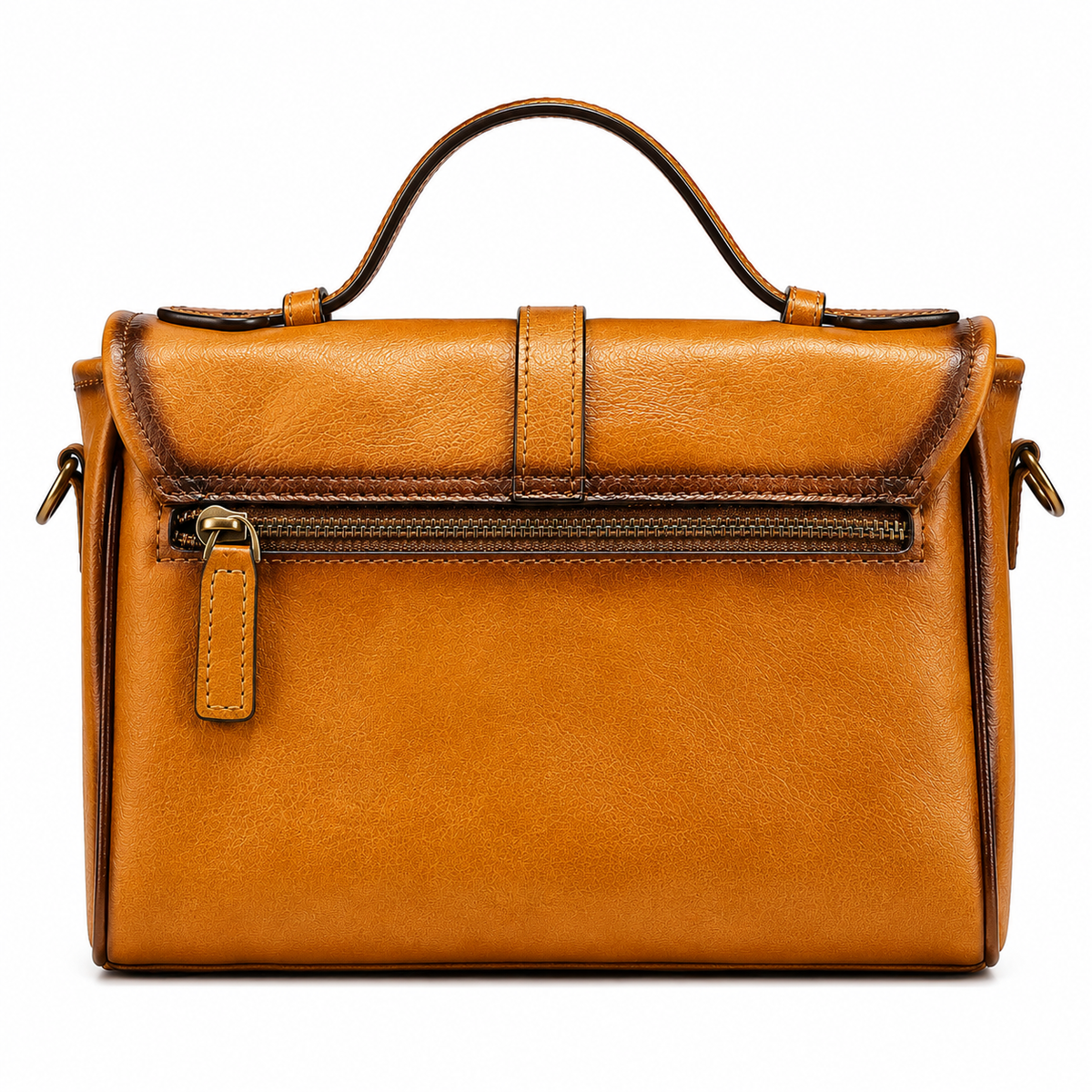 The Verona | Vintage Leather Crossbody Bag