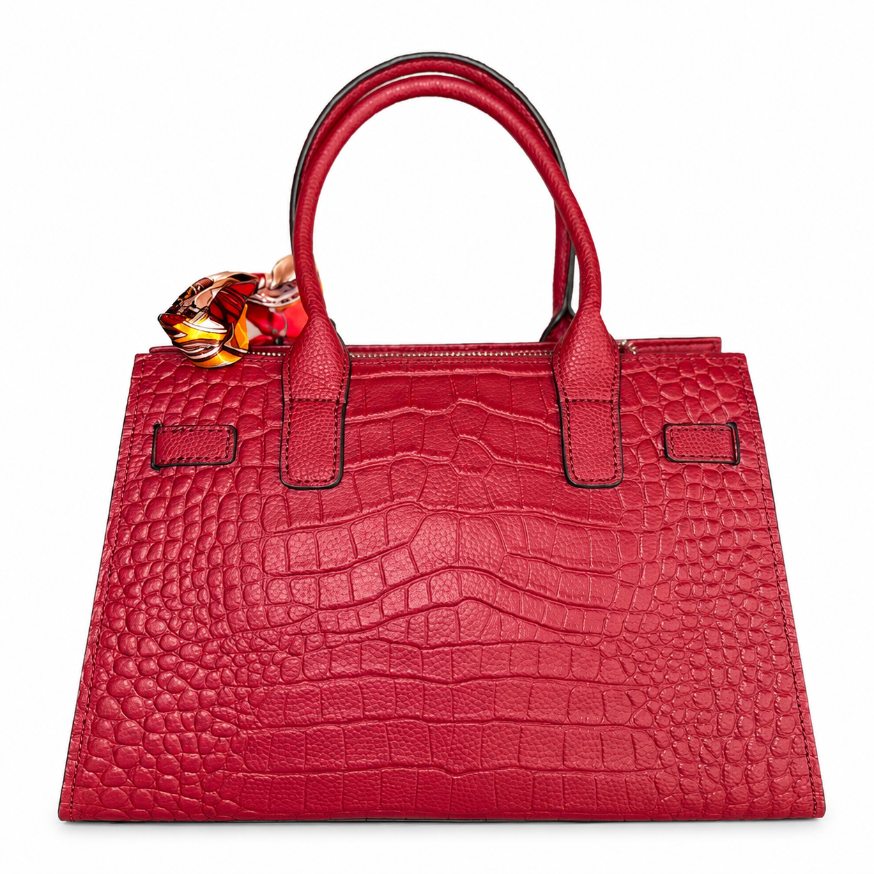 The Eleganza | Crocodile-Embossed Leather Handbag
