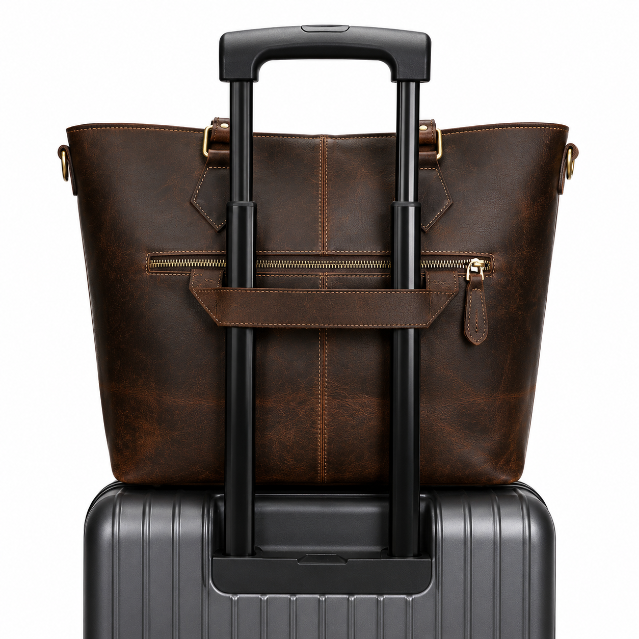 The Luna | Full Grain Leather Tote Bag