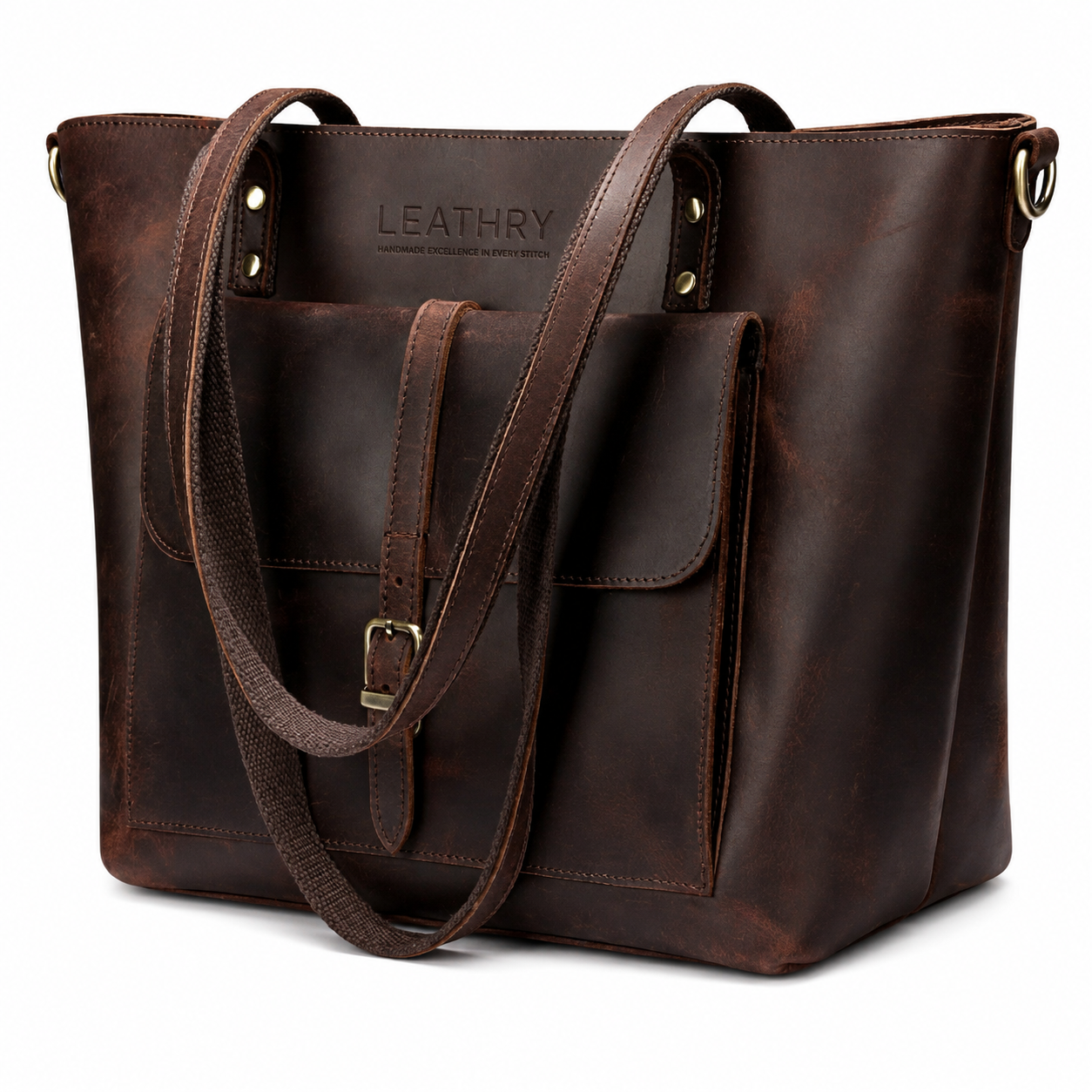 The Clara | Vintage Leather Tote