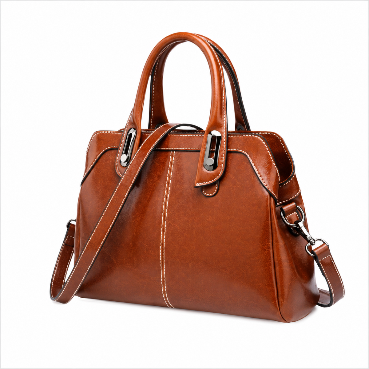 The Jasmin | Cowhide Leather Handbag
