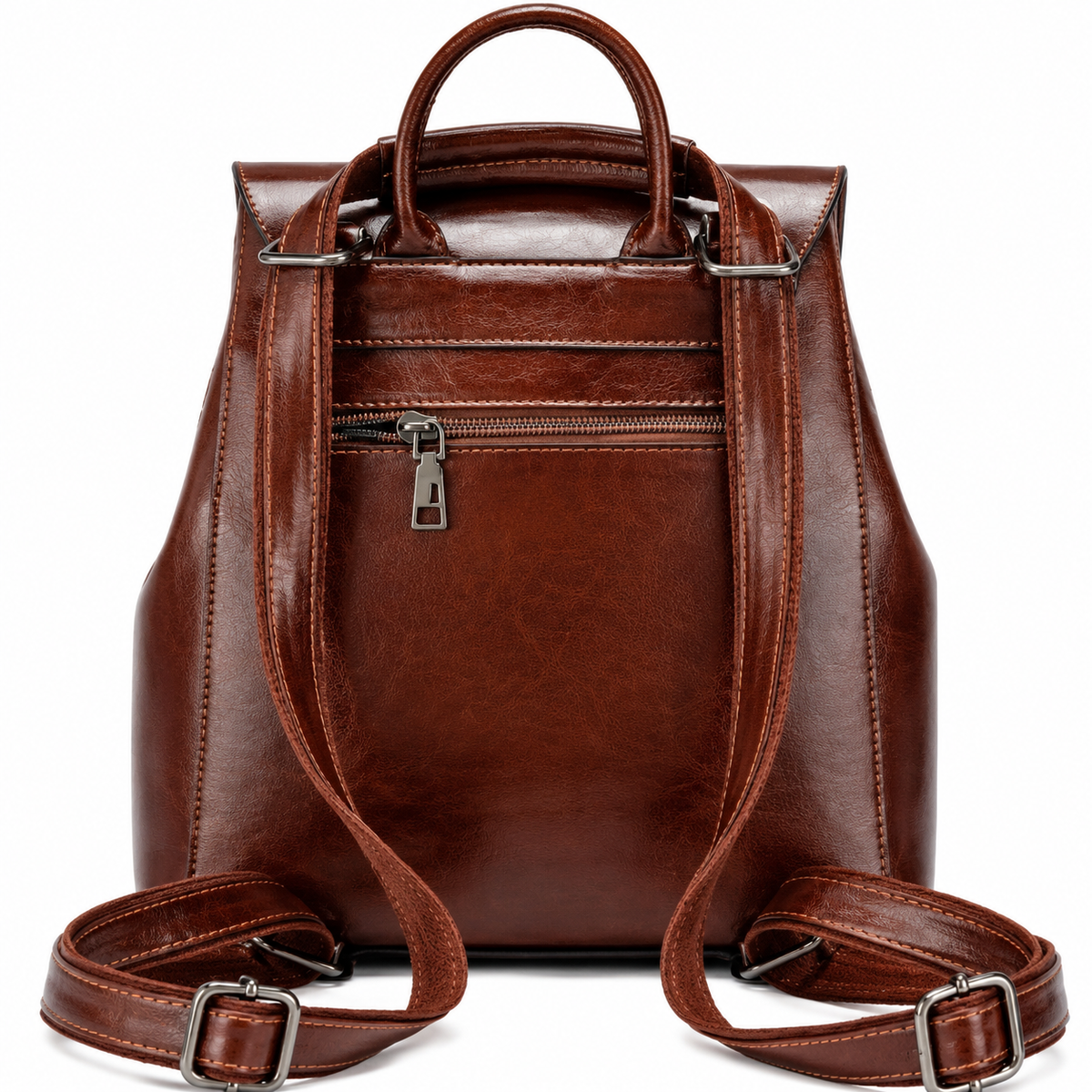The Duche | Brown Leather Backpack