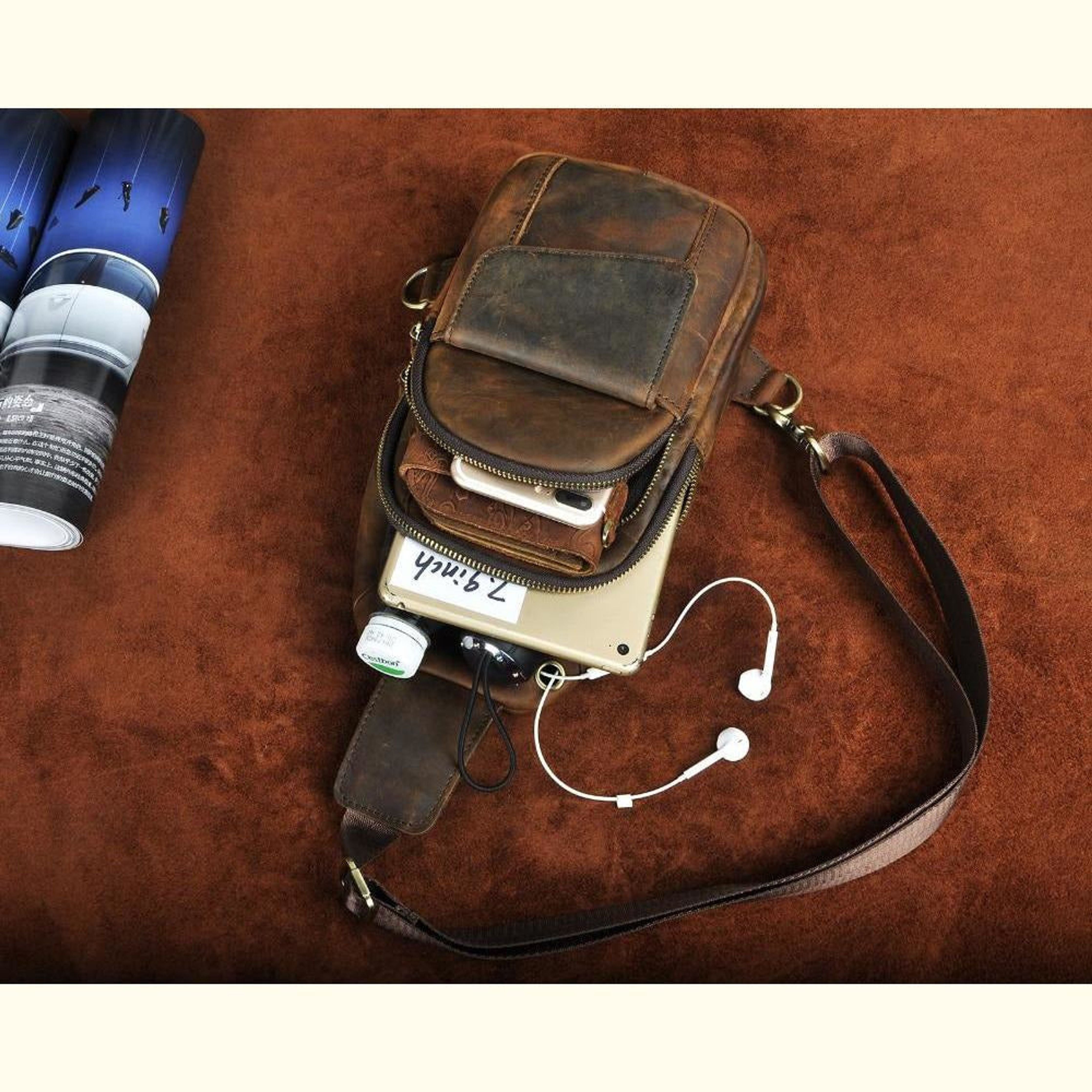 The Denot | Vintage Leather Sling Bag