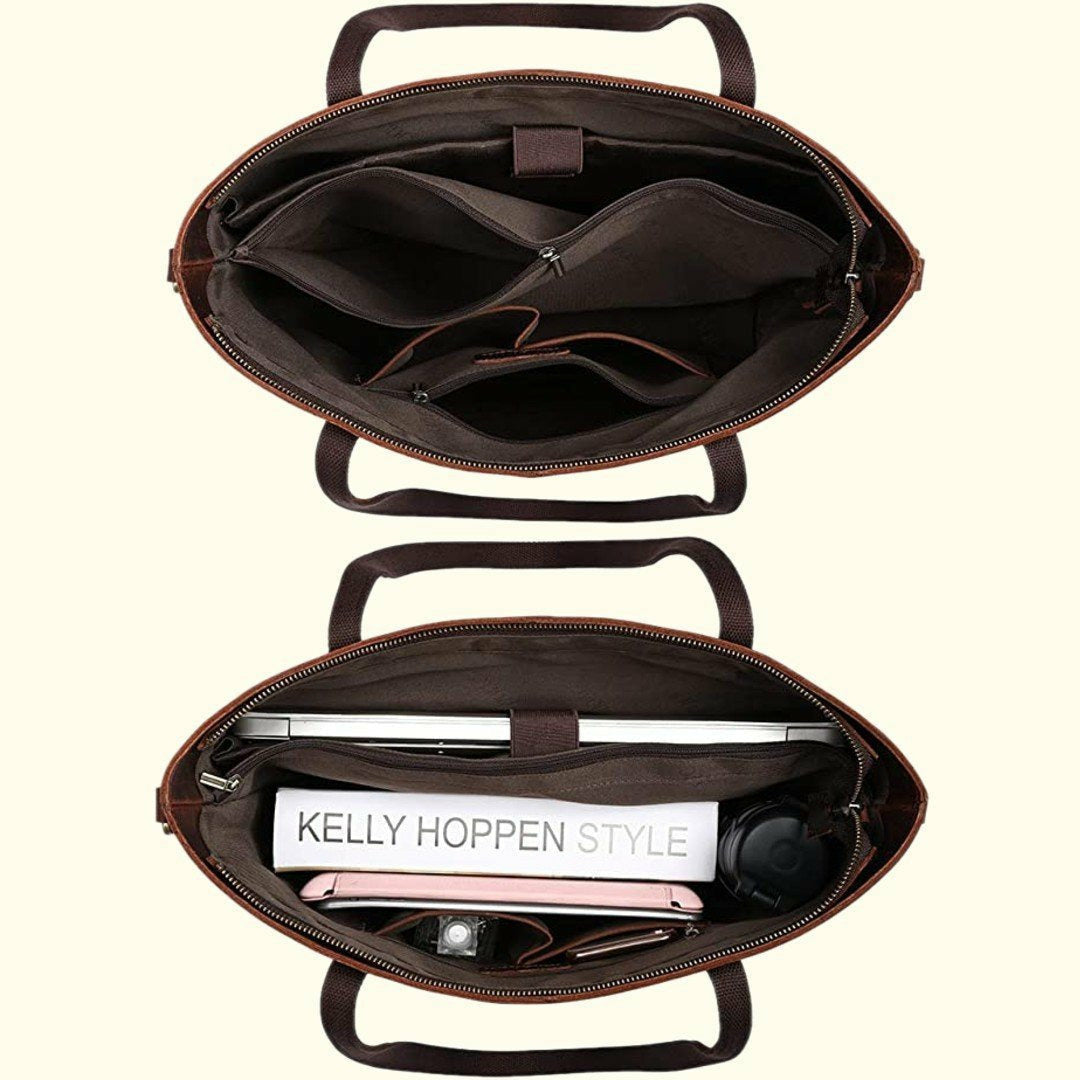 The Aurora | Women Leather Tote Bag