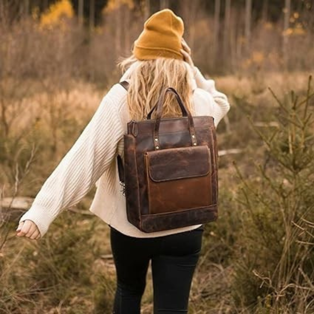 The Ember | Vintage Leather Backpack