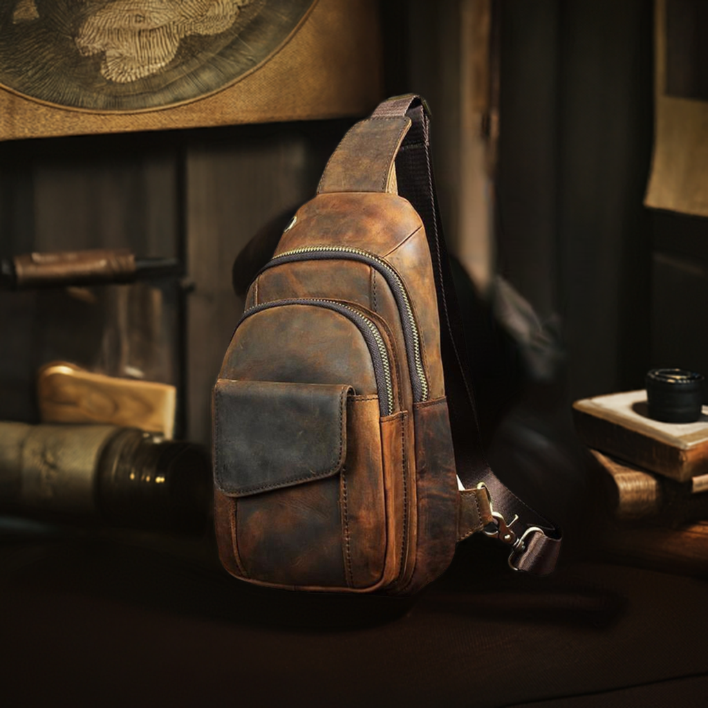 The Denot | Vintage Leather Sling Bag