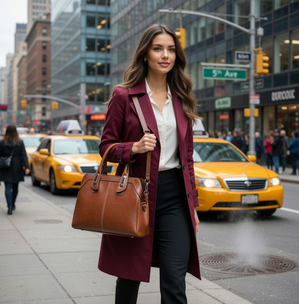 The Jasmin | Cowhide Leather Handbag