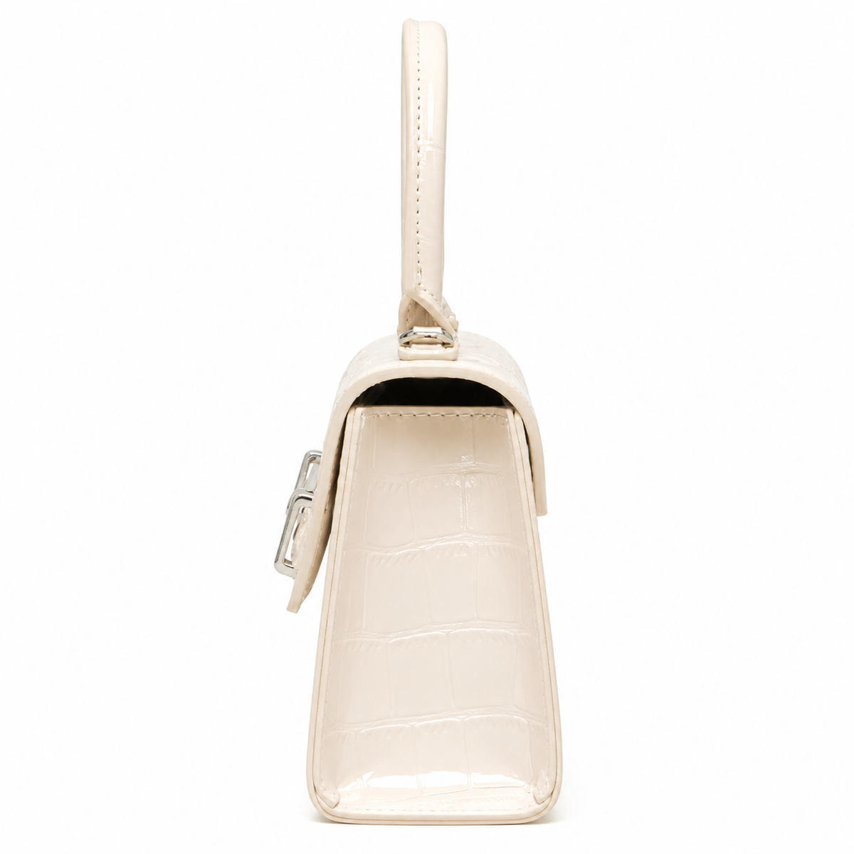 The Fiorella | Crocodile-Embossed Leather Handbag