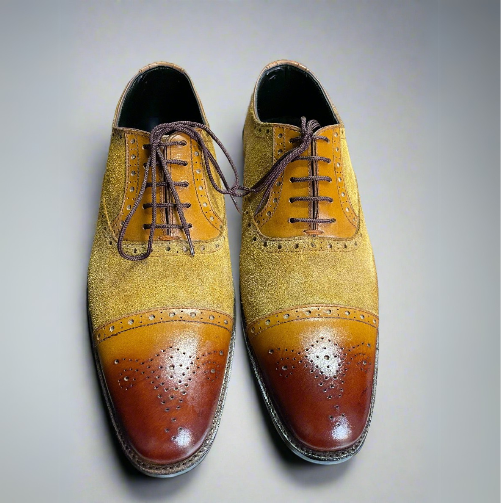 The Bellamy | Dual Tone Suede Leather