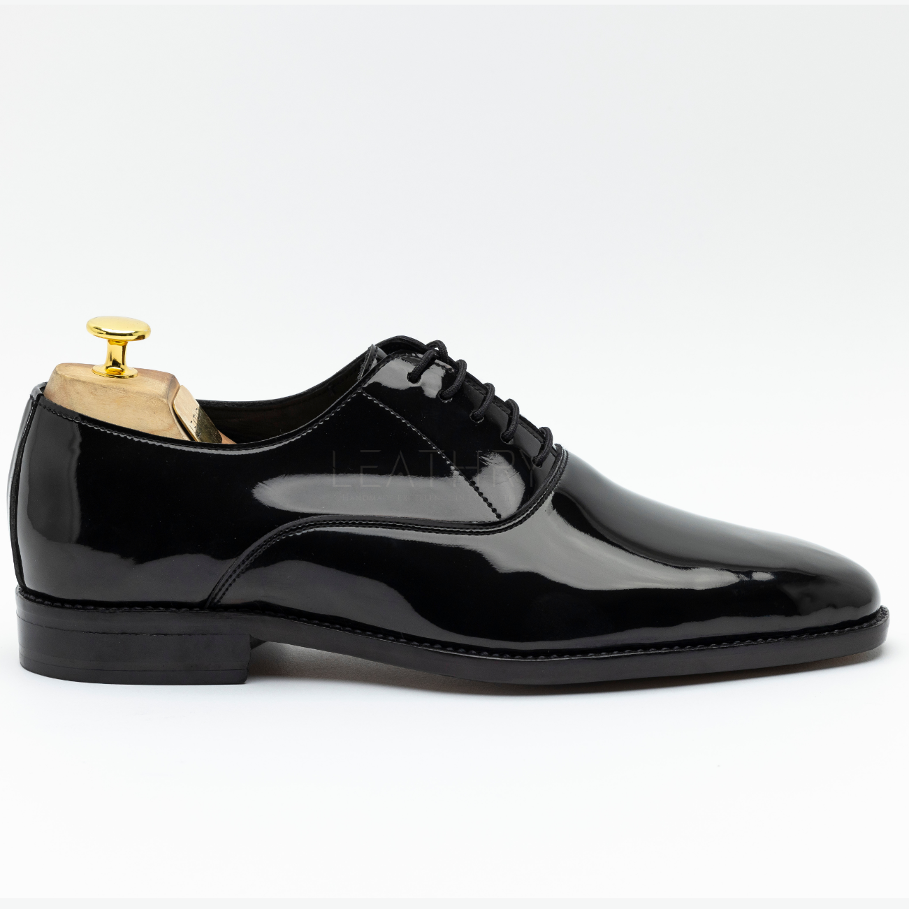 The Ulwin | Black Patent Dress Shoe