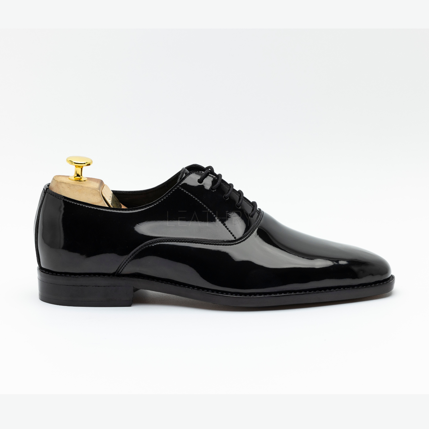 The Ulwin | Black Patent Dress Shoe