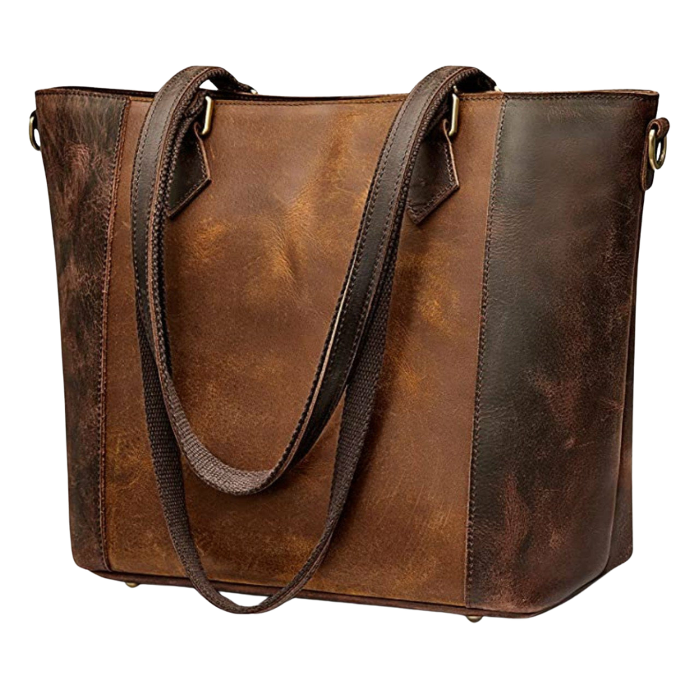 The Luna | Full Grain Leather Tote Bag