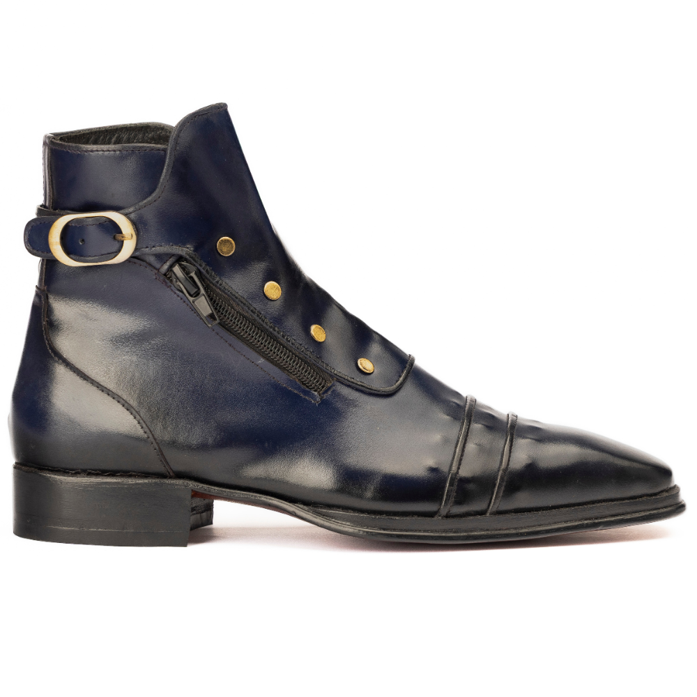 The Vaughn | Blue Patina Military Style