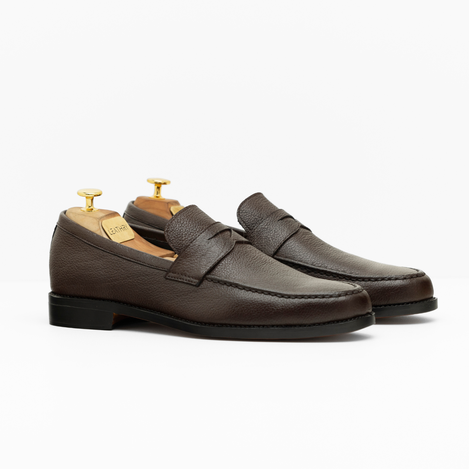 The Osric | Pebbled Leather Loafer