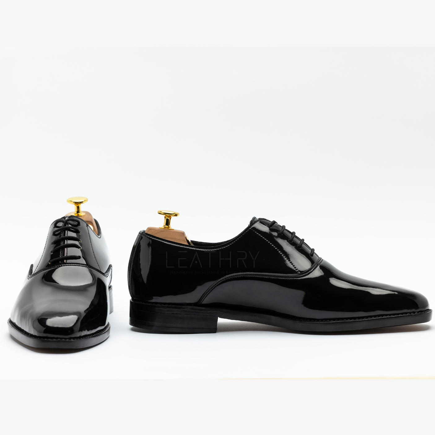 The Ulwin | Black Patent Dress Shoe