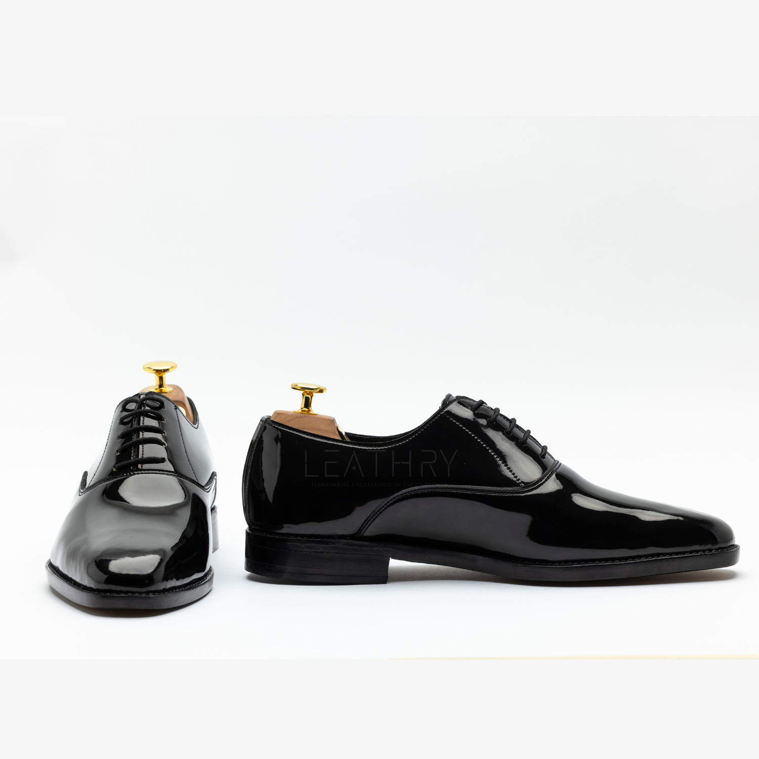 The Ulwin | Black Patent Dress Shoe