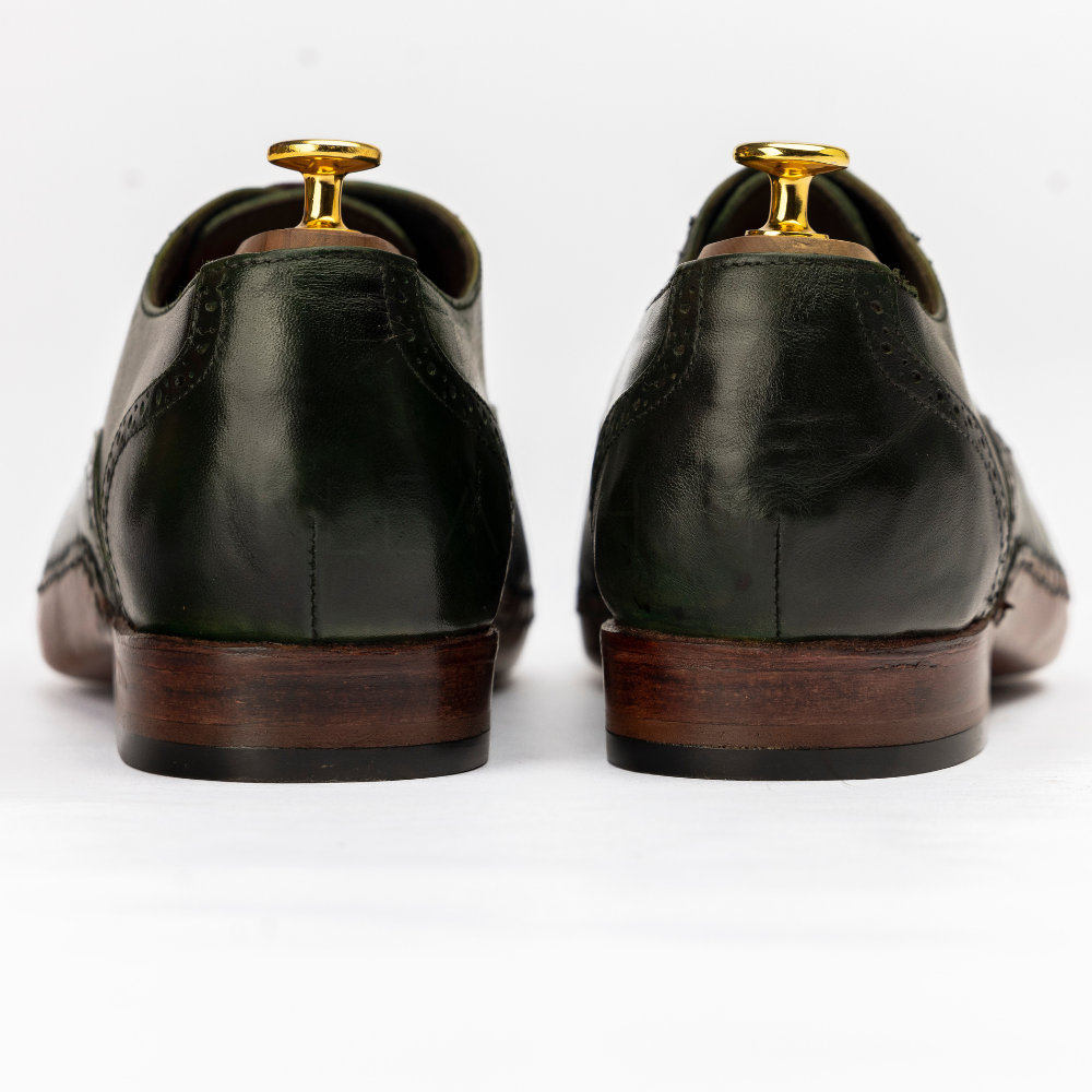 The Nesbit | Green Patina Oxford