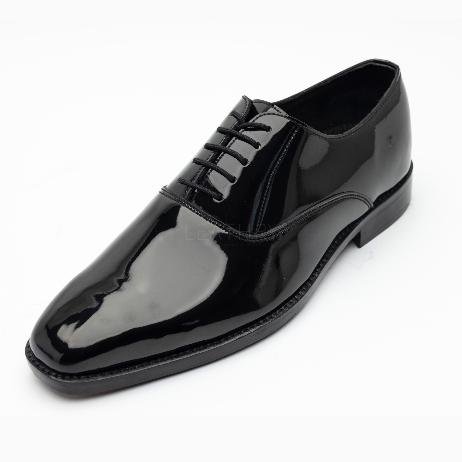 The Ulwin | Black Patent Dress Shoe