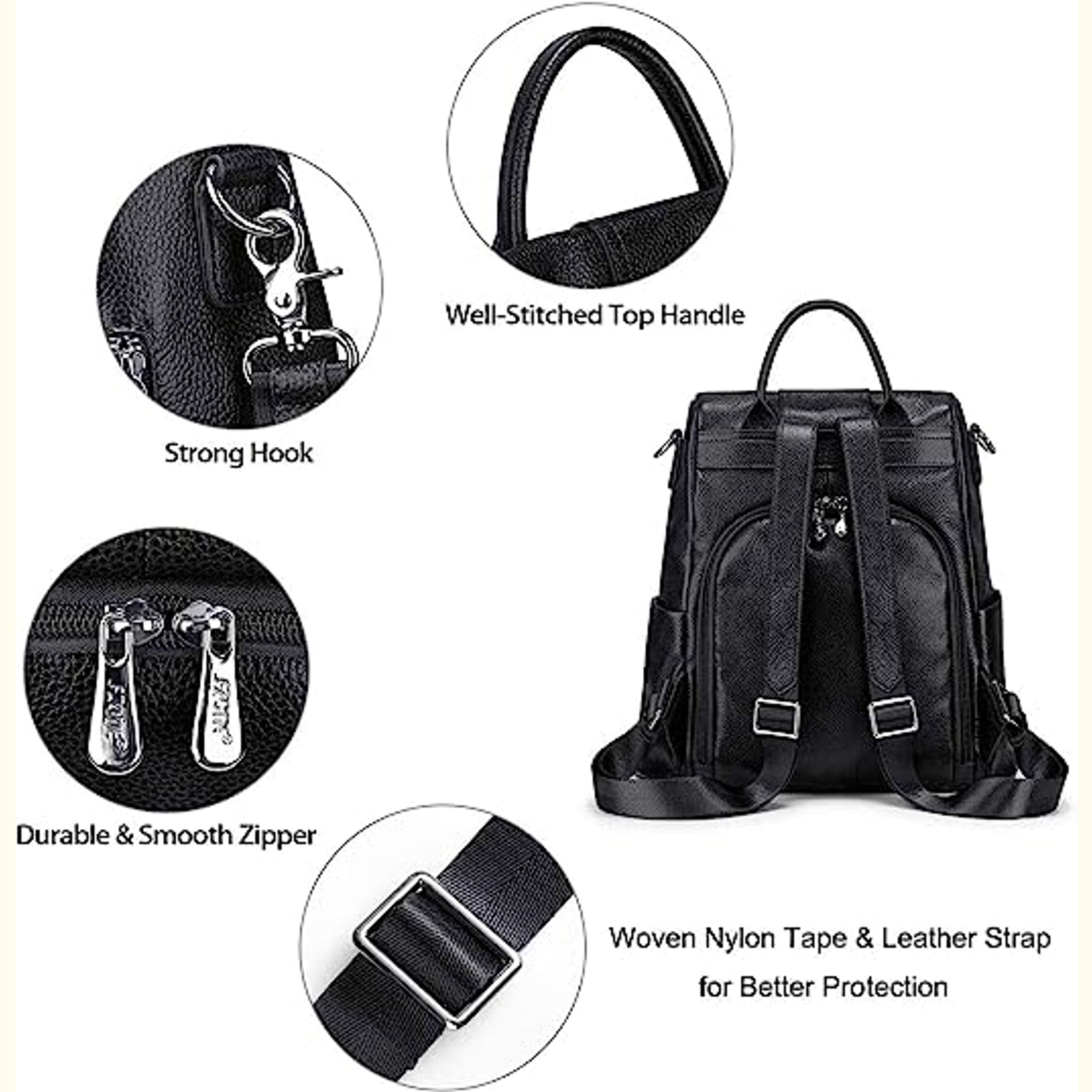 The Nova | Women Leather Backpack