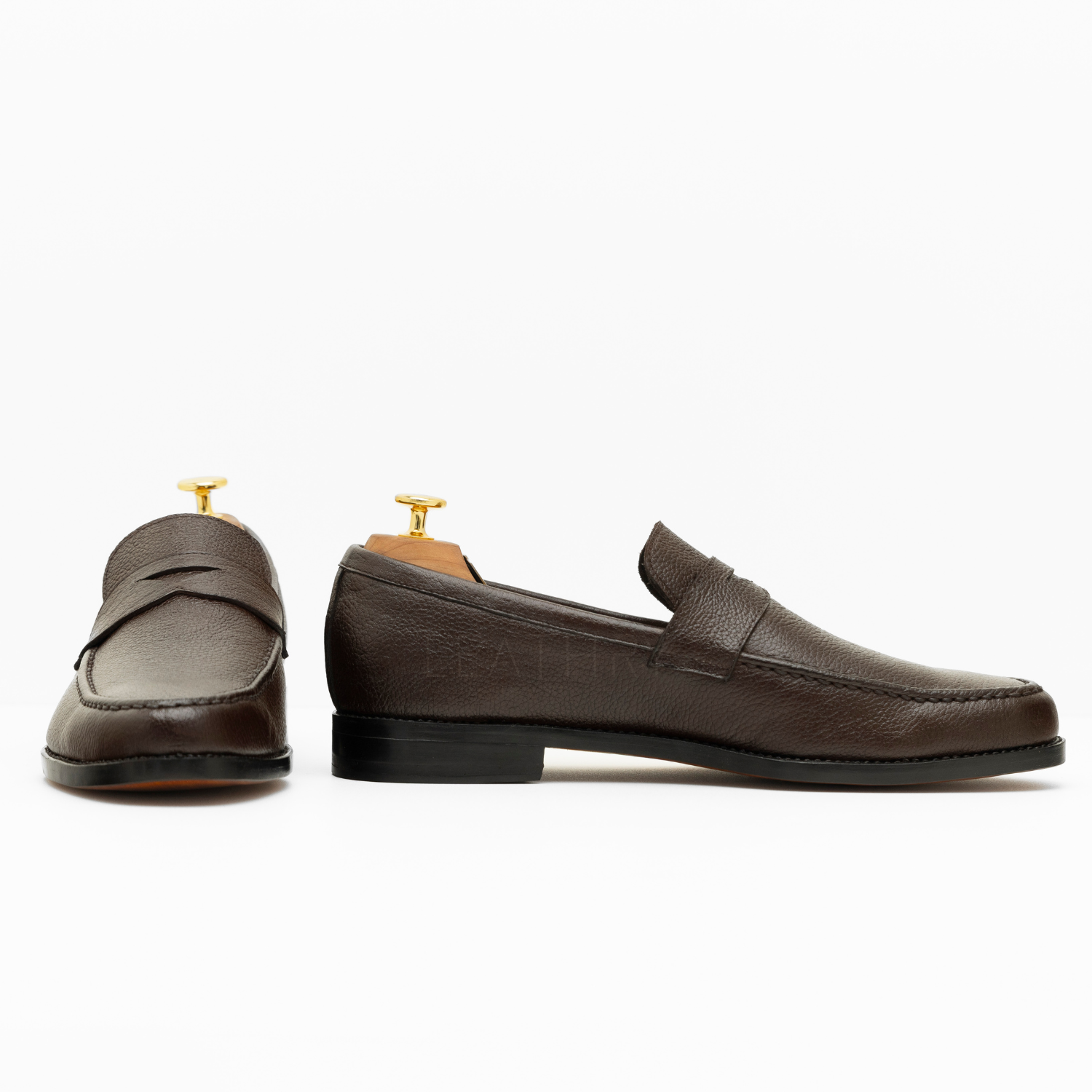 The Osric | Pebbled Leather Loafer