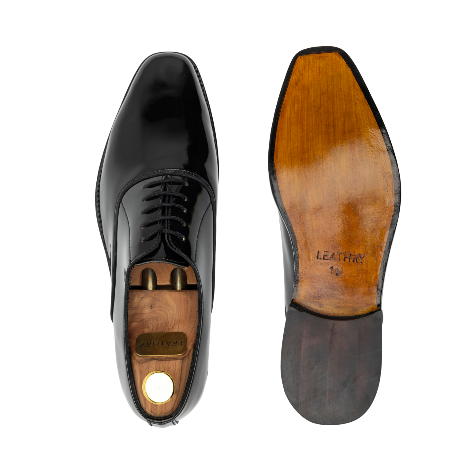 The Ulwin | Black Patent Dress Shoe