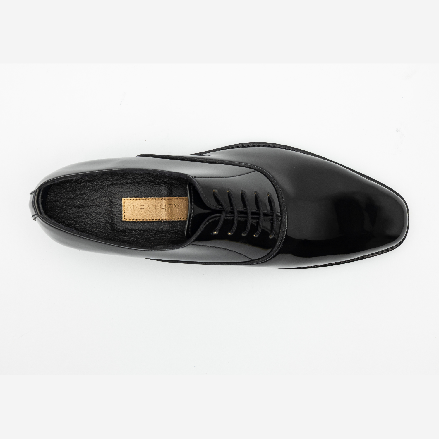 The Ulwin | Black Patent Dress Shoe