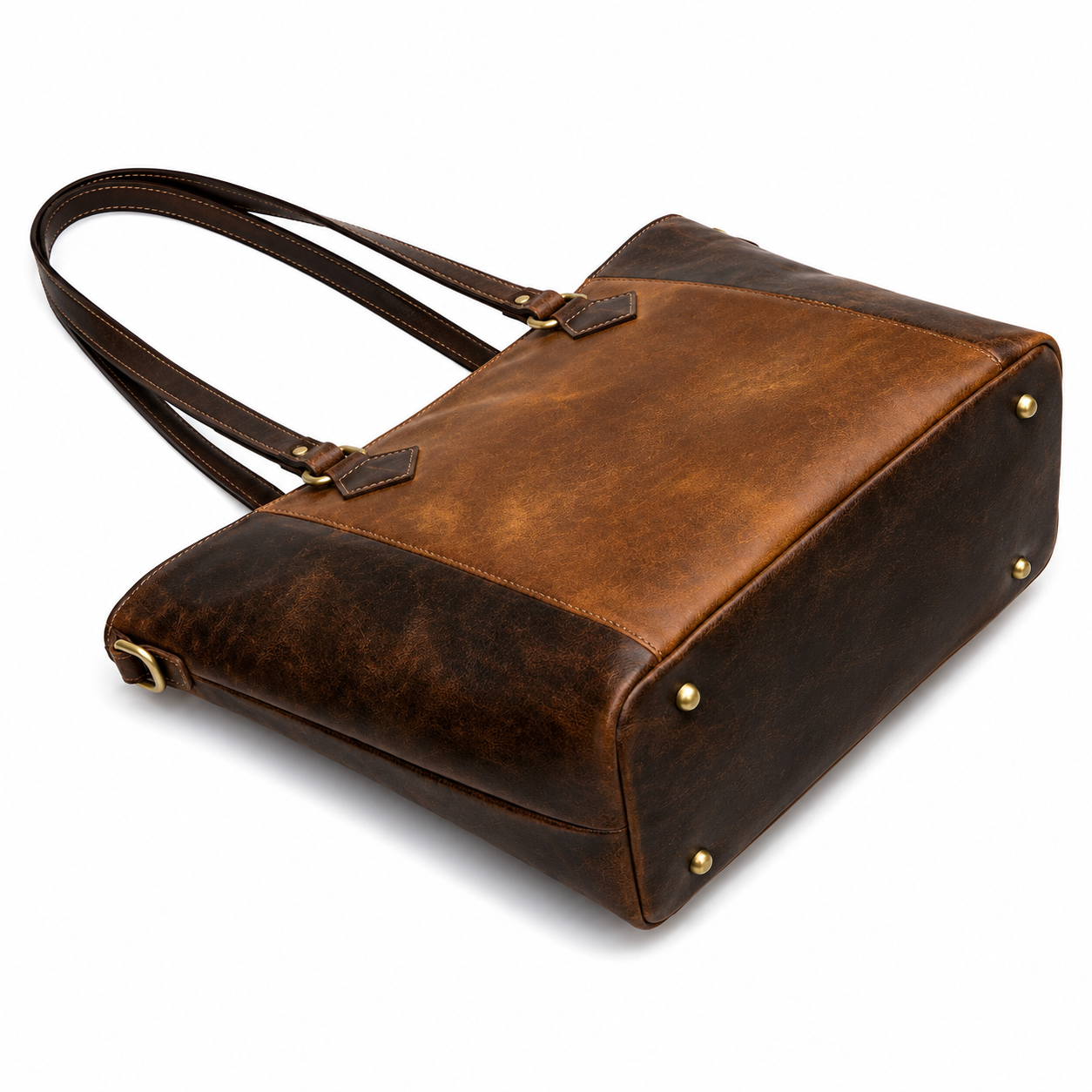 The Luna | Full Grain Leather Tote Bag