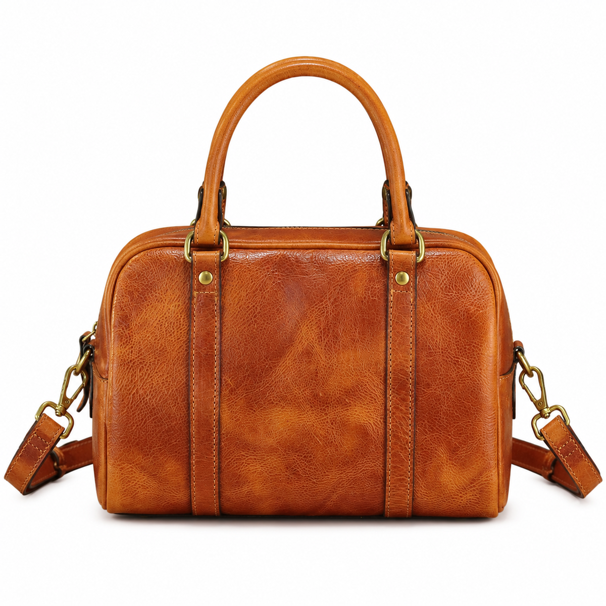 The Harper | Women's Leather Boston Bag