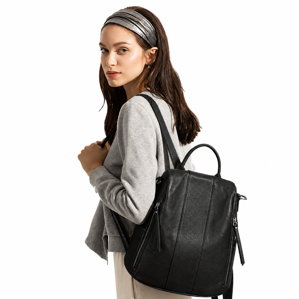 The Nova | Women Leather Backpack
