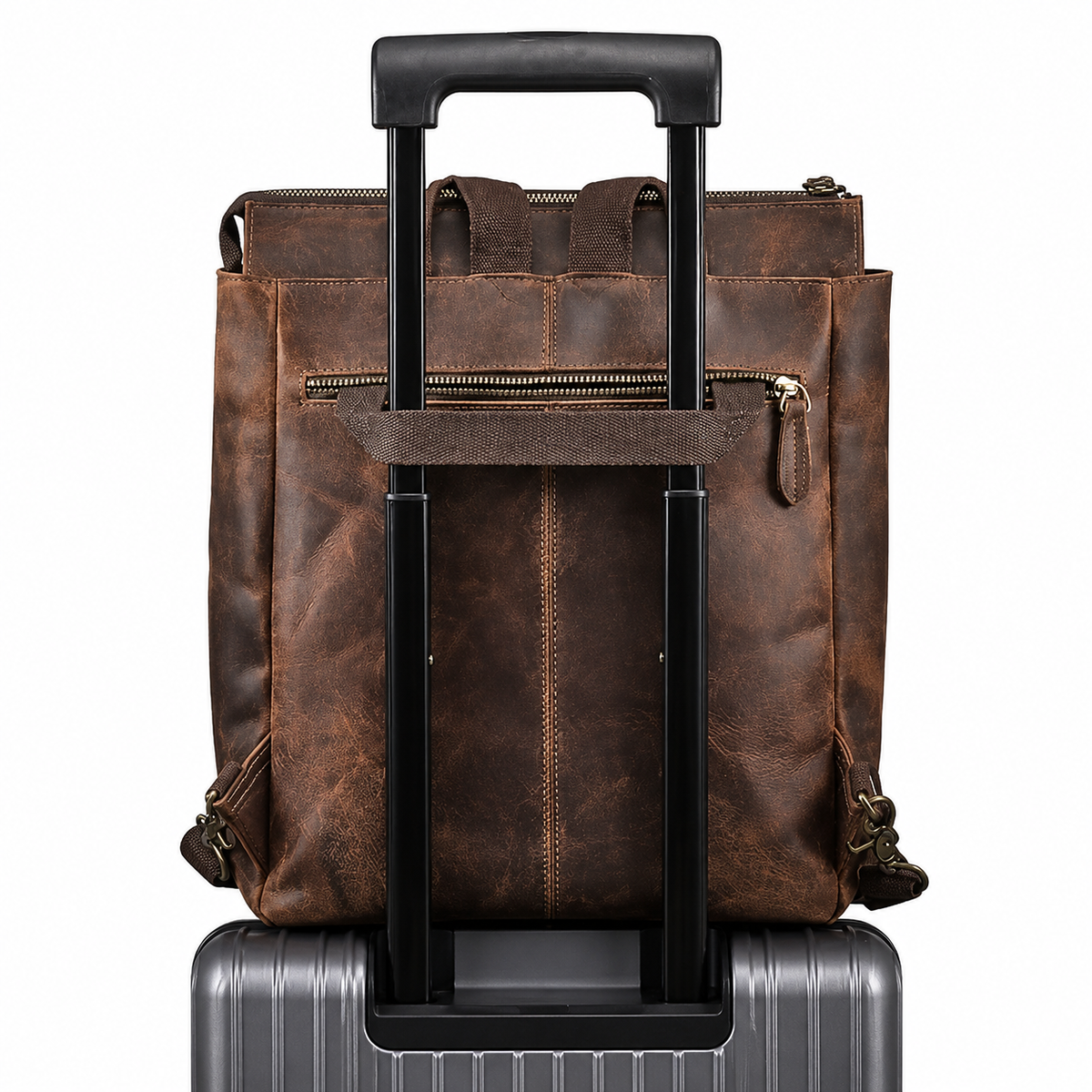 The Ember | Vintage Leather Backpack