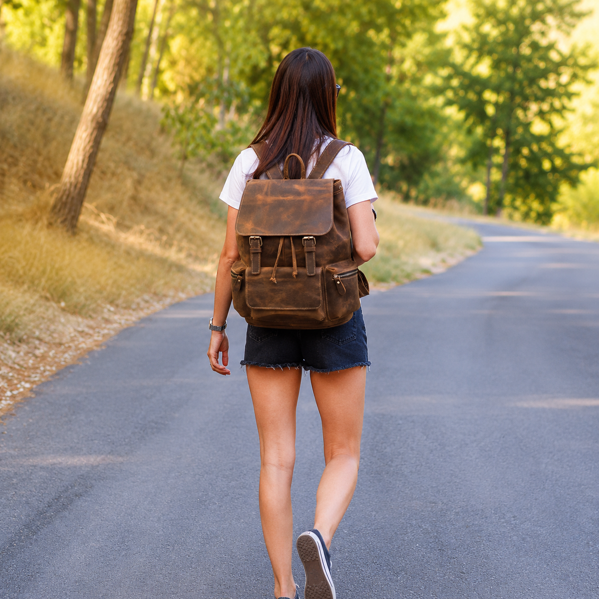 The Willow | Vintage Rugged Backpack