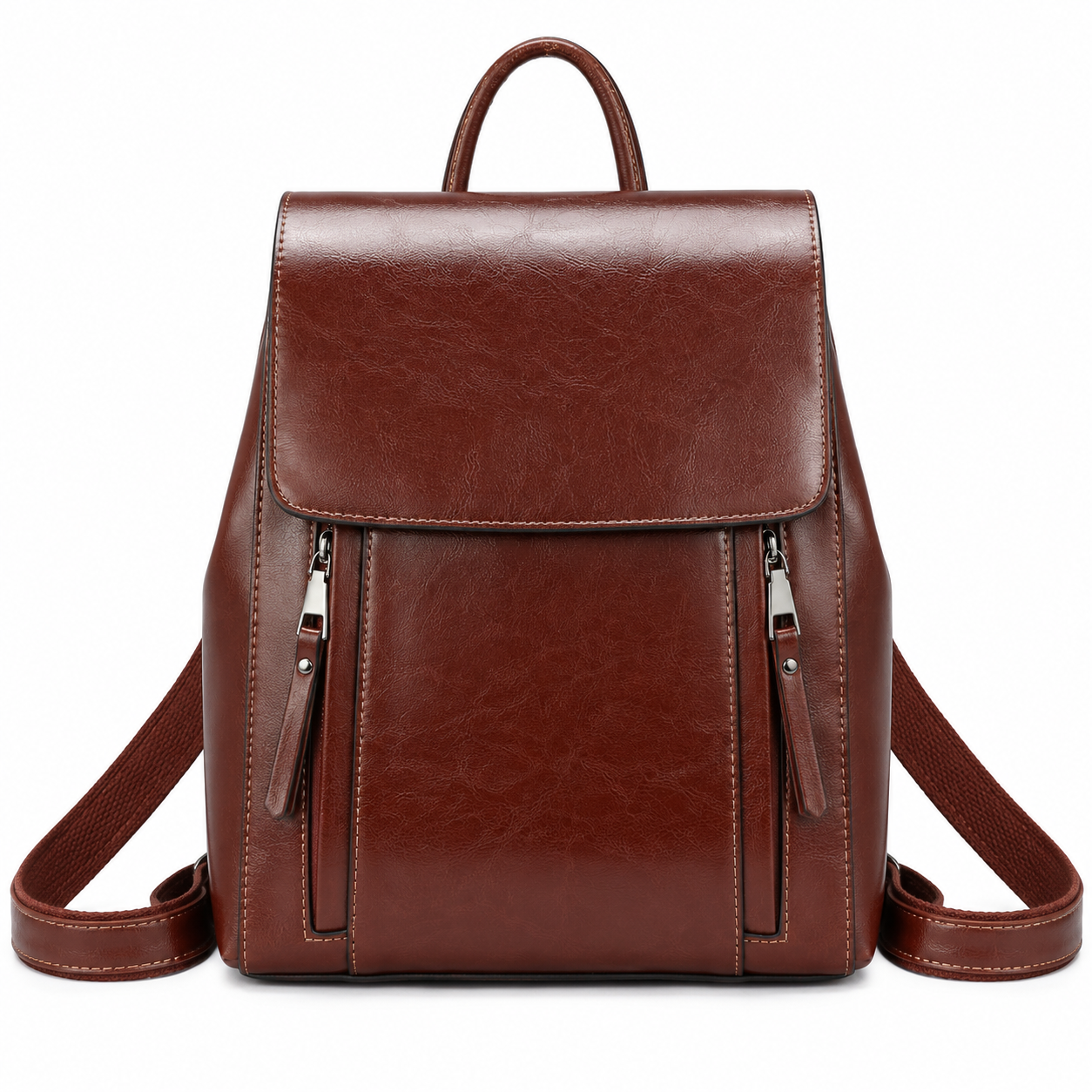 The Duche | Brown Leather Backpack