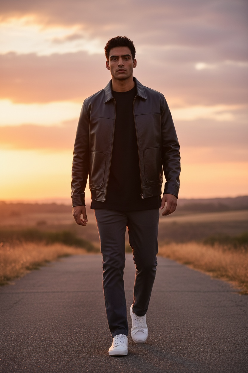 The Regent | Black Leather Jacket