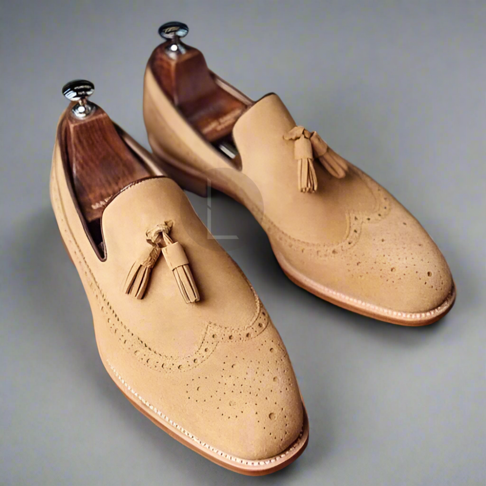 The Duncan | Beige Tassel Loafer