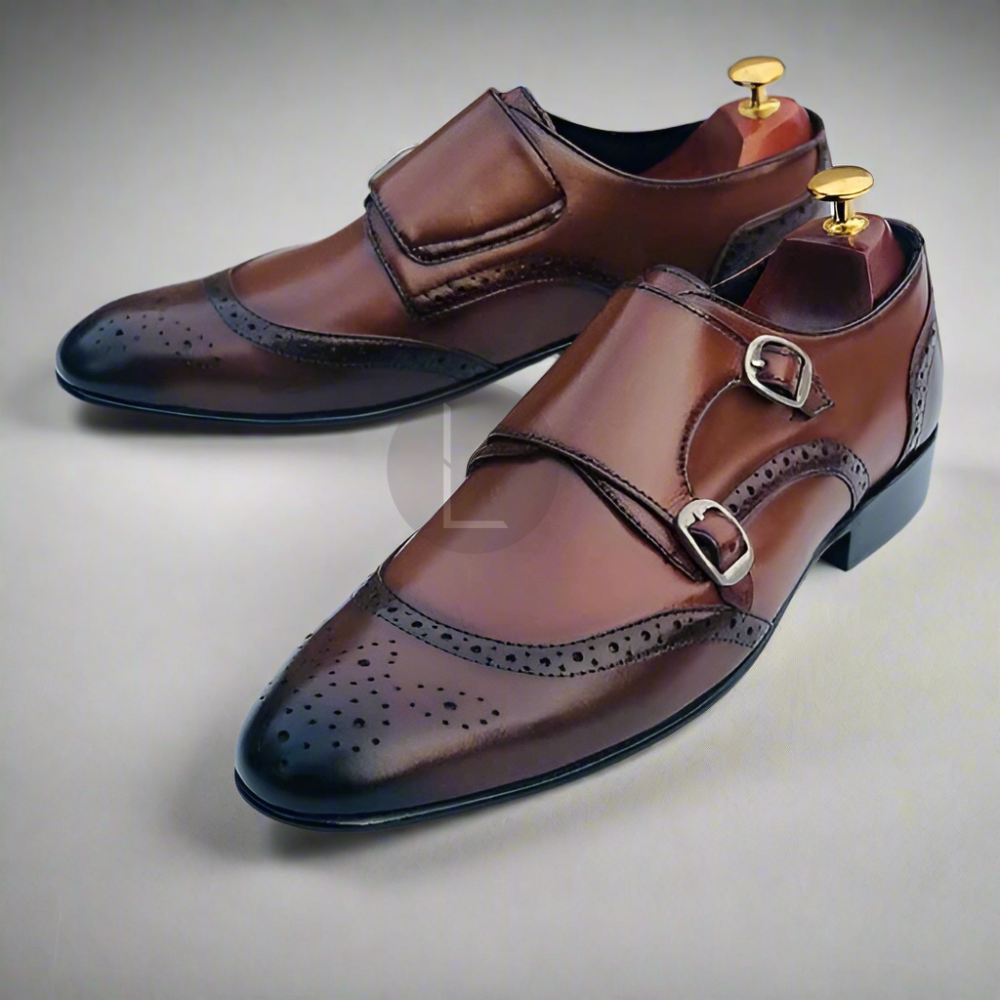 The Davis | Brogue Monk Strap