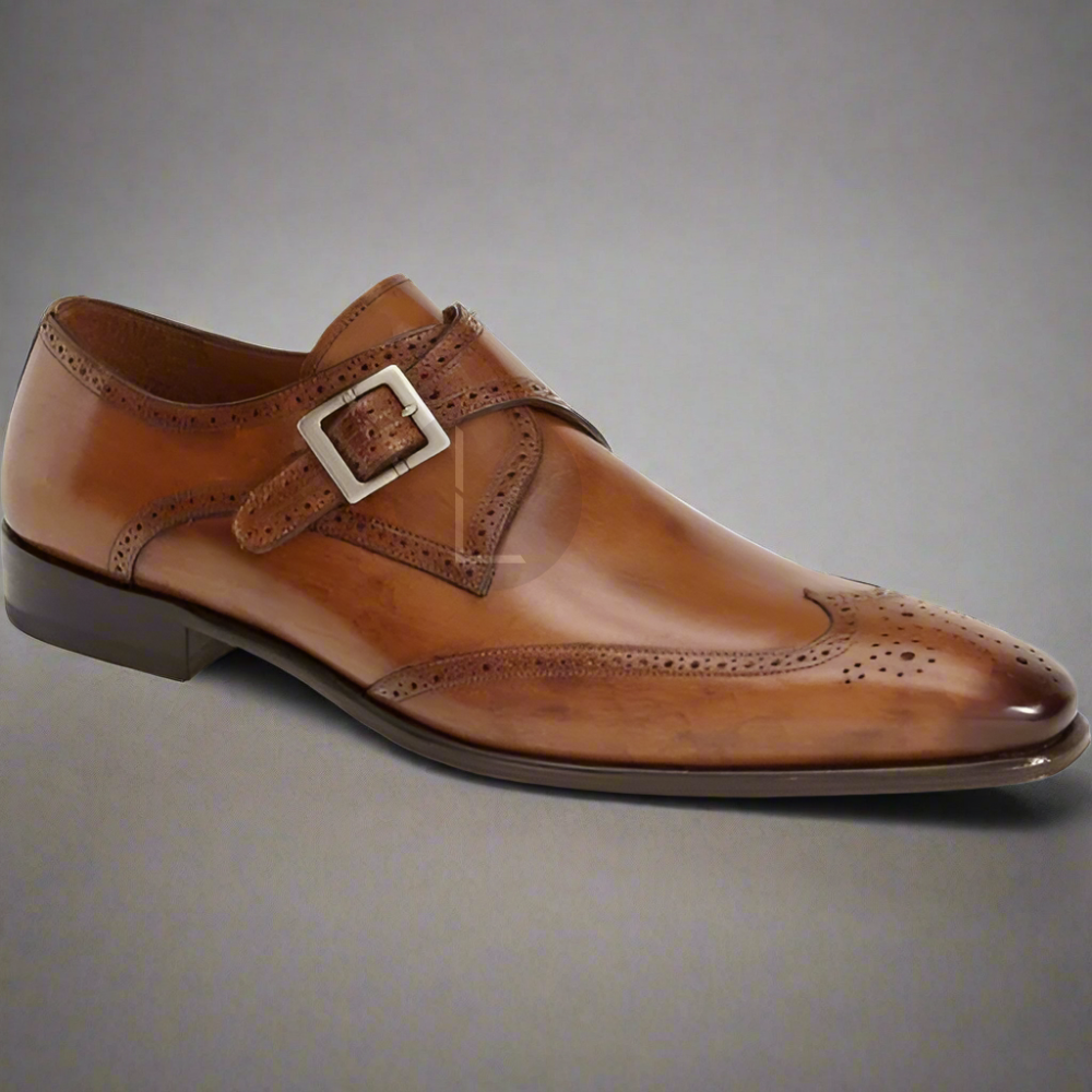 The Wallace | Wingtip Monk Strap