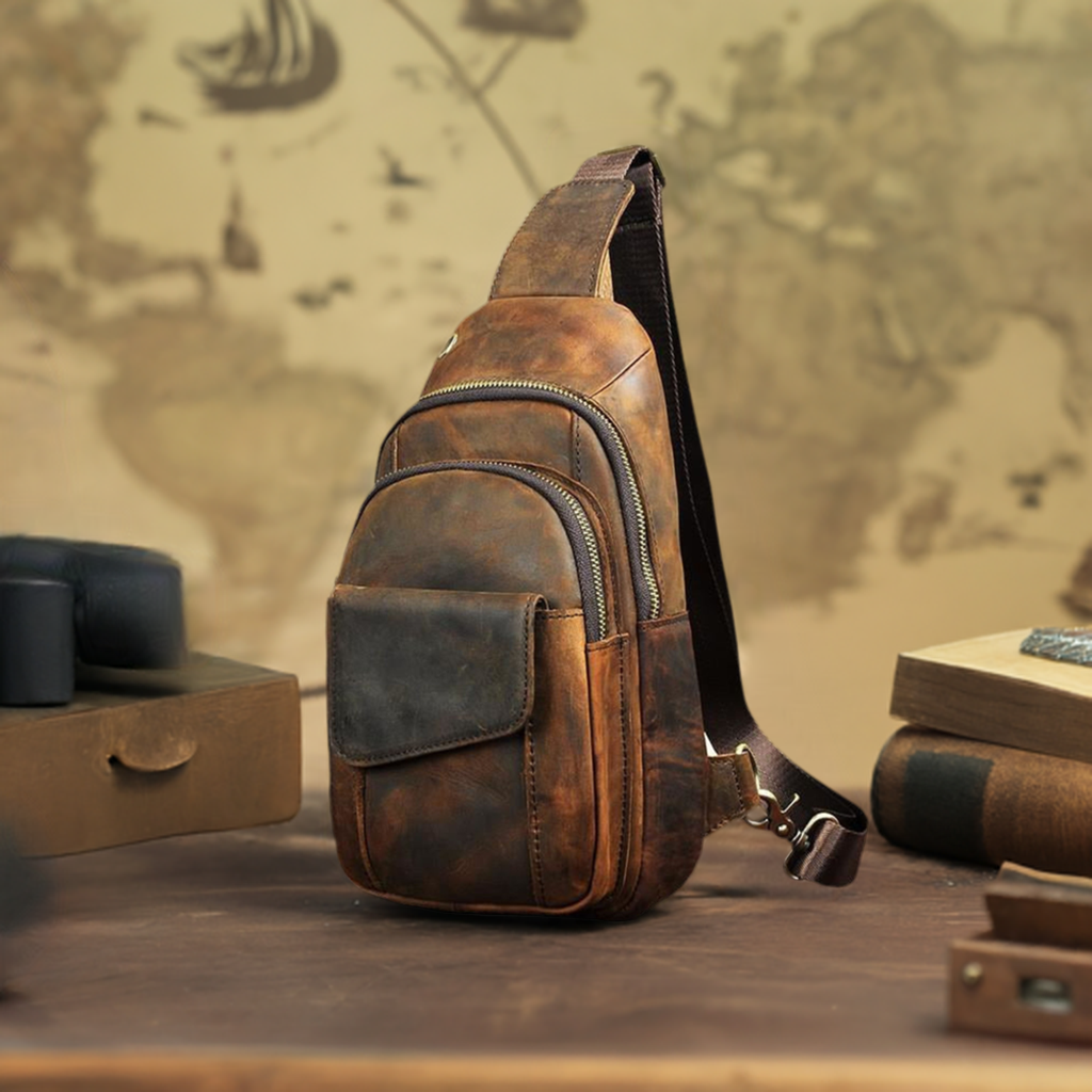 The Denot | Vintage Leather Sling Bag